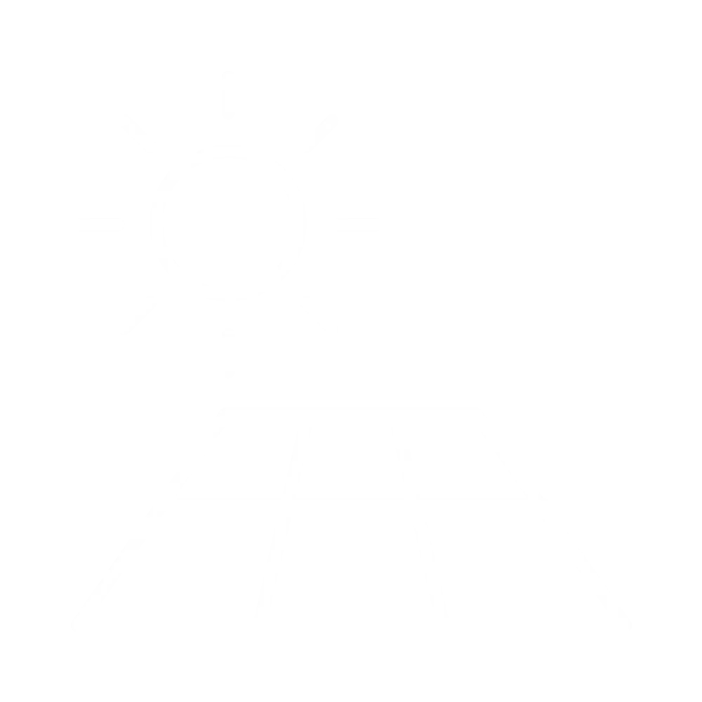 Icon solar panels and sun