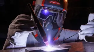 Welding with Fronius TIG welding torch
